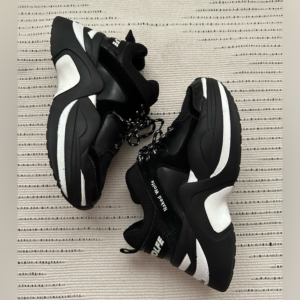 Naked Wolfe Track Double Black sneakers